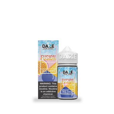 Lemon Passionfruit Blueberry Iced by 7Daze Fusion Salt 30mL with Packaging