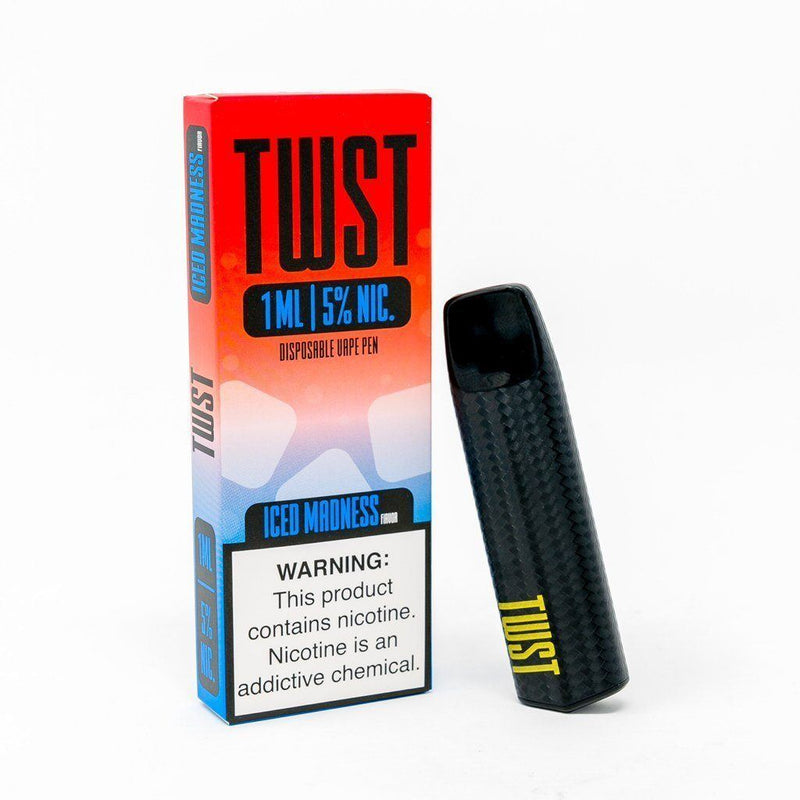 LEMON TWIST | Disposable Vape Pen (Individual) iced madness with packaging