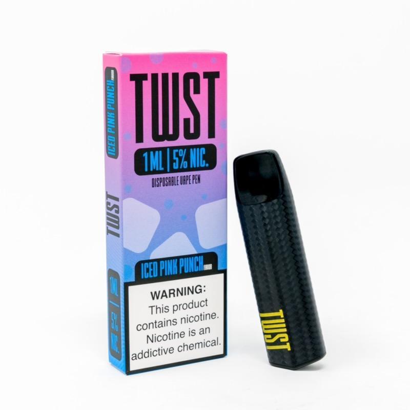 LEMON TWIST | Disposable Vape Pen (Individual) iced pink punch with packaging