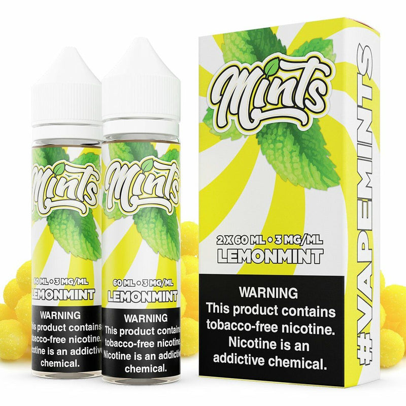 Lemonmint by MINTS SUB OHM SALT SERIES E-Liquid 2X 60ML