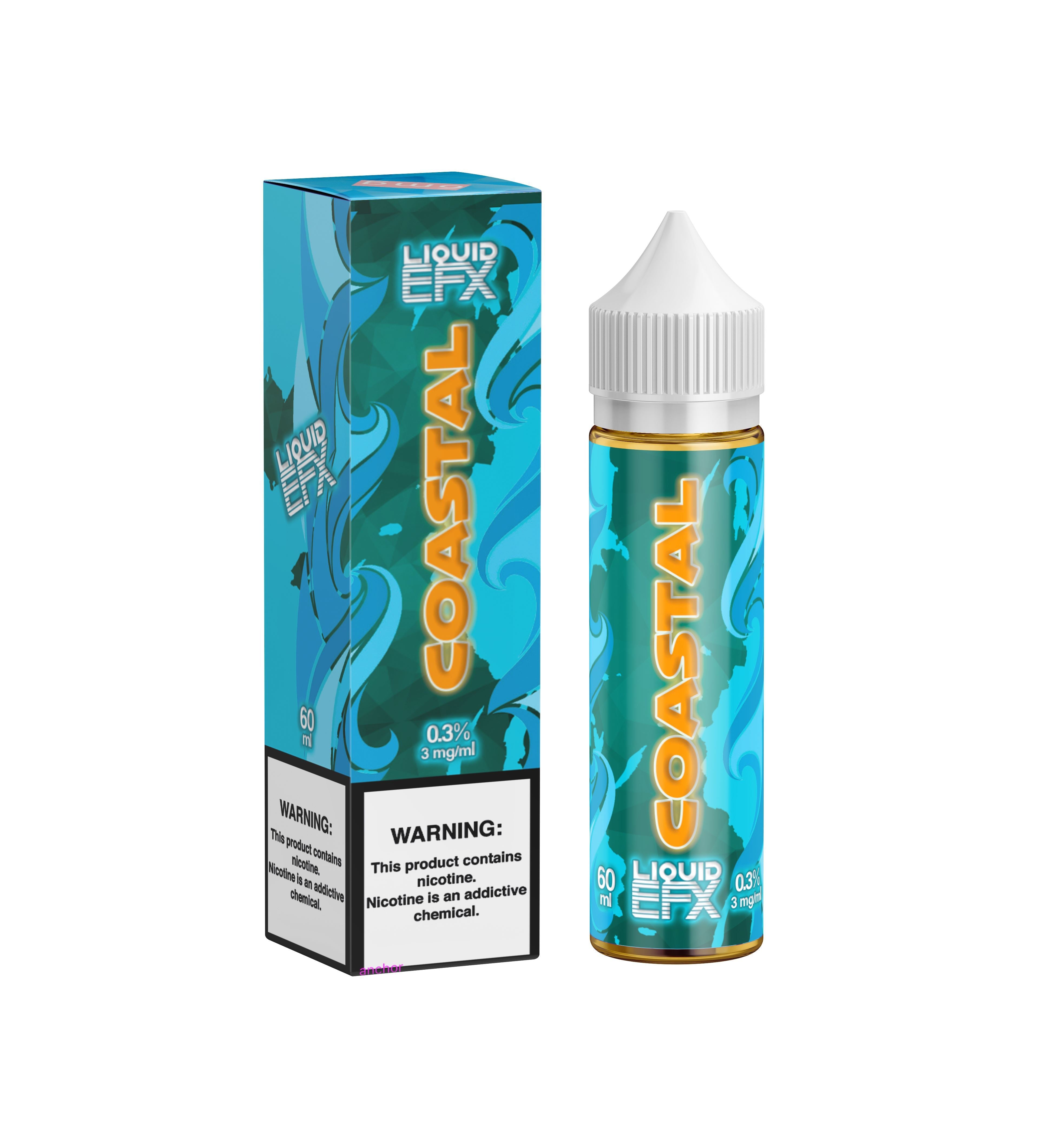 LIQUID EFX | Coastal 60ML eLiquid with packaging