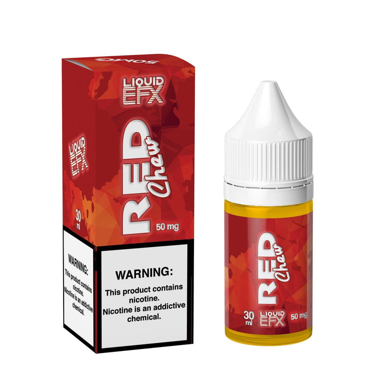 Red Chew by Liquid EFX SALTS 30ml with packaging