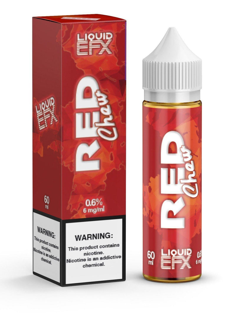 Red Chew by Liquid Efx 60ml with packaging