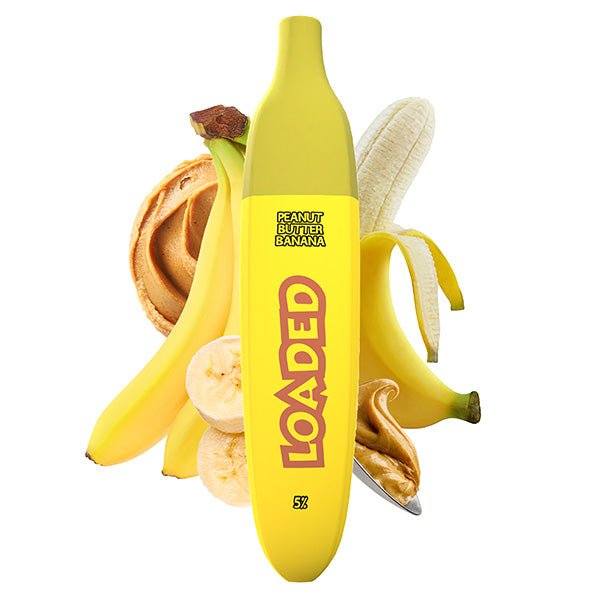Loaded Banana TFN Disposable | 2500 Puffs | 5mL - Peanut Butter Banana with background