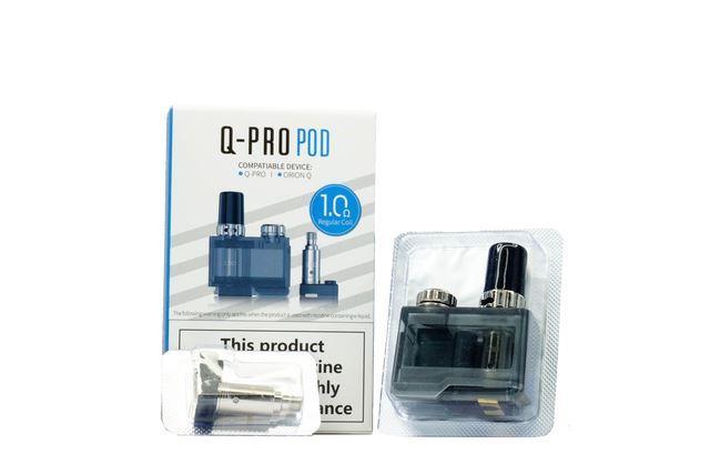 Lost Vape Orion Q-Pro Pod And Coils Kit (1 Pod + 2 Coils) with packaging
