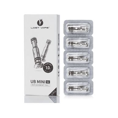 Lost Vape UB Mini Replacement Coils | 5-pack - S2 1.0ohm with packaging