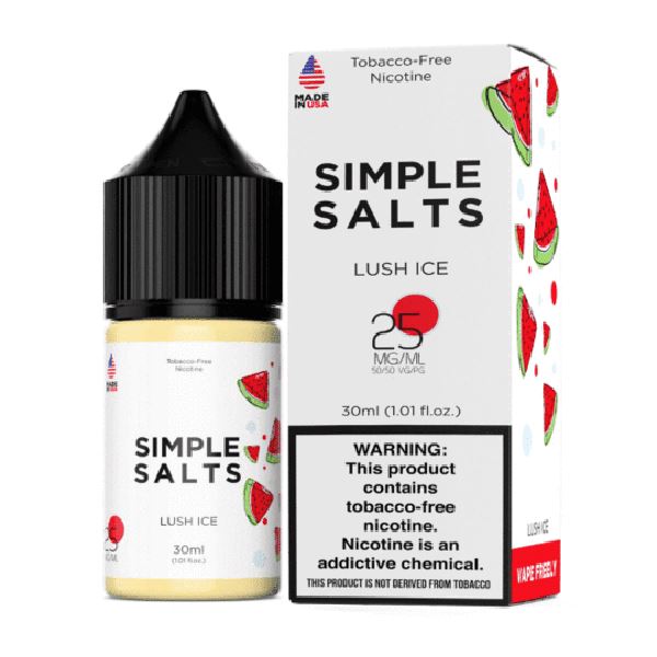 Lush Ice by Simple Salts E-Liquid with Packaging