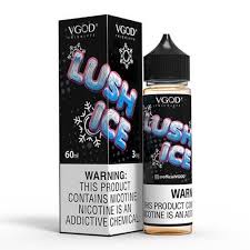 Lush Ice By VGOD eLiquid with packaging