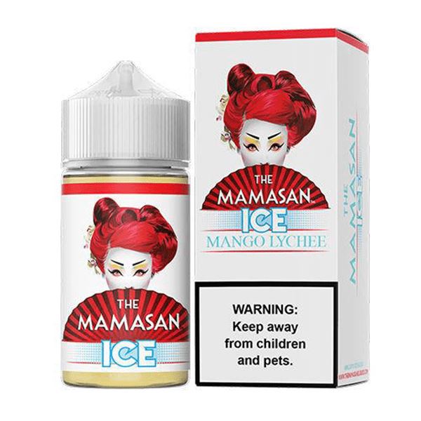 Mango Lychee by The Mamasan Ice 60ML with packaging