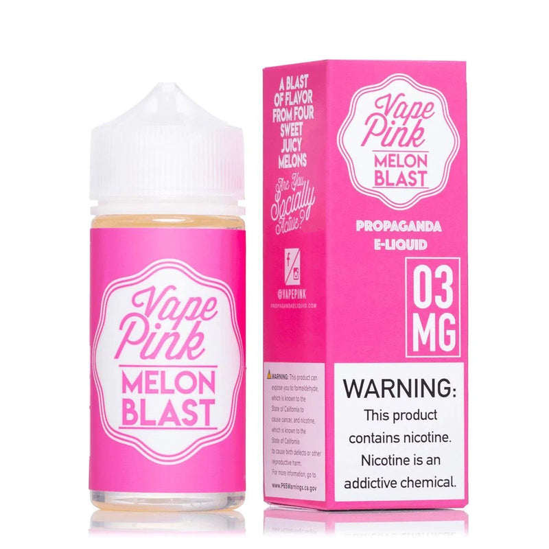 Melon Blast by Vape Pink Series (100mL) with Packaging