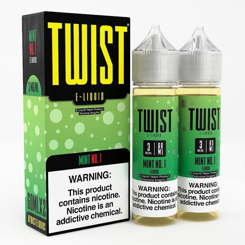 Mint No.1 By Twist E-Liquid 120ml with packaging