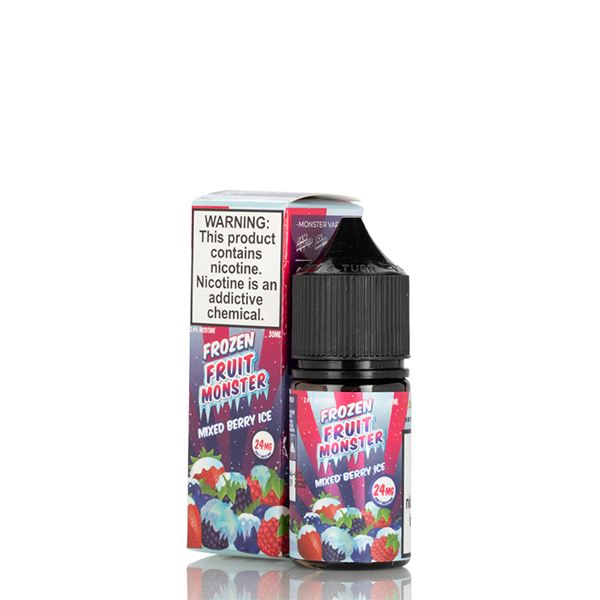 Mixed Berry Ice By Frozen Fruit Monster Salts E-Liquid with packaging