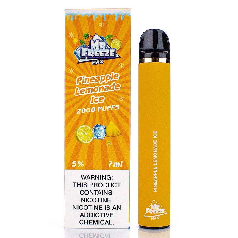 Mr. Freeze Max Disposable Device 5% (Individual) - 2000 Puffs pineapple lemonade ice with packaging