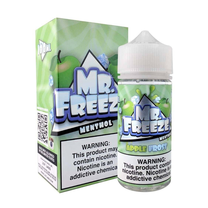 Apple Frost by Mr. Freeze Menthol 100ml with packaging