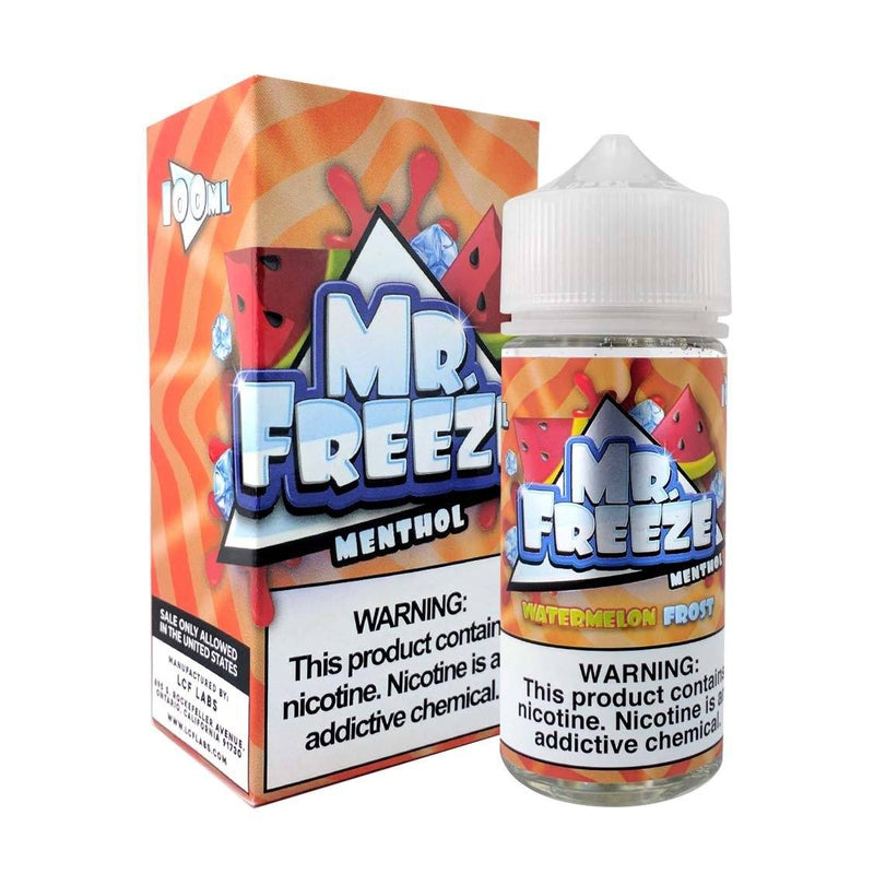 Watermelon Frost by Mr. Freeze Menthol 100ml with packaging