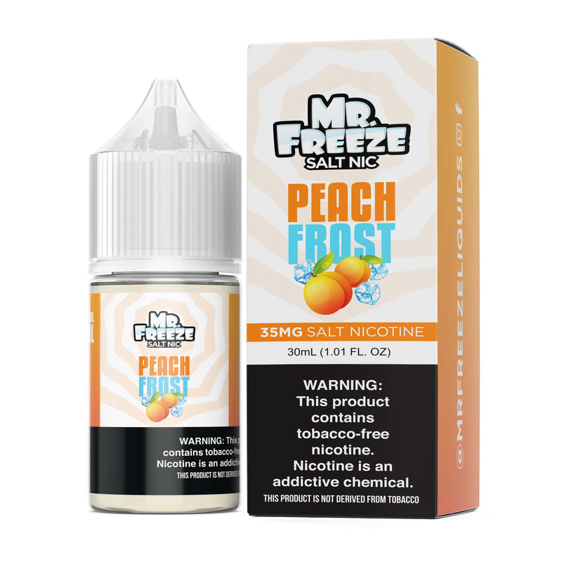 Peach Frost by Mr. Freeze TF-Nic Salt Series | 30mL with Packaging