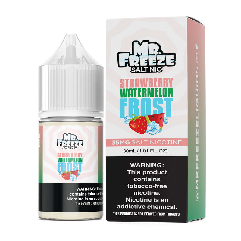 Strawberry Watermelon Frost by Mr. Freeze Tobacco - Free Nicotine Salt Series | 30mL with Packaging