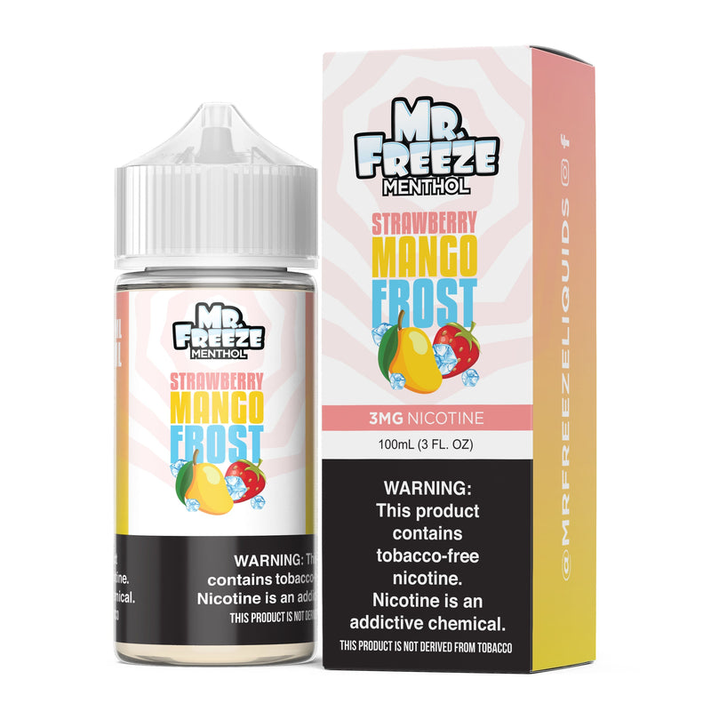 Mr. Freeze TF-Nic Series | 100mL - Strawberry Mango Frost with Packaging