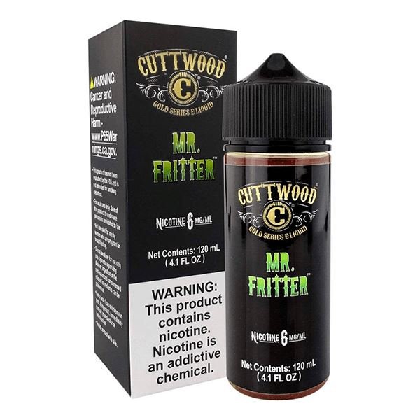 Mr. Fritter By Cuttwood E-Liquid with packaging