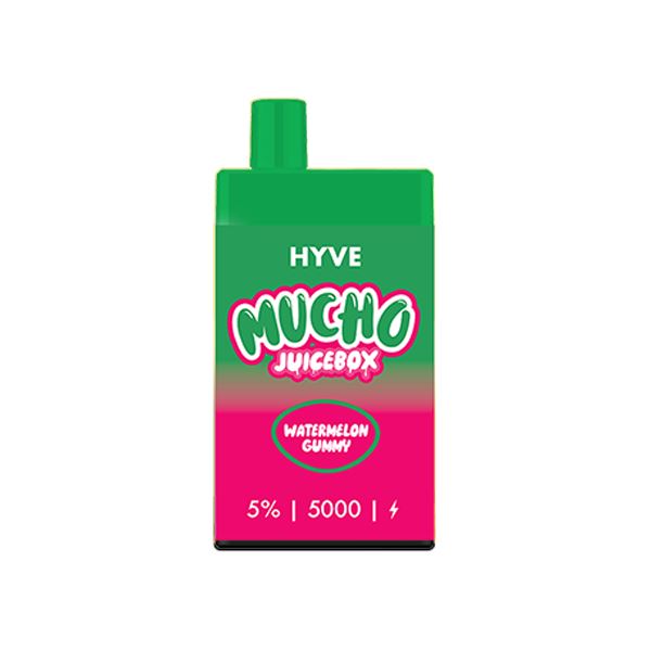 Mucho Hyve Disposable 5000 Puffs 12mL 50mg - Watermelon Gummy