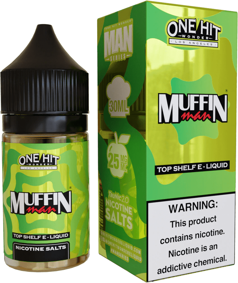 Muffin Man by One Hit Wonder TF-Nic 30mL Salt Series with packaging