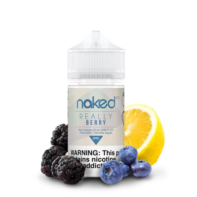 Really Berry by Naked 100 60ml bottle with background