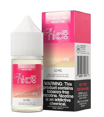 Hawaiian POG 50mg by Naked Salt 30mL with Packaging
