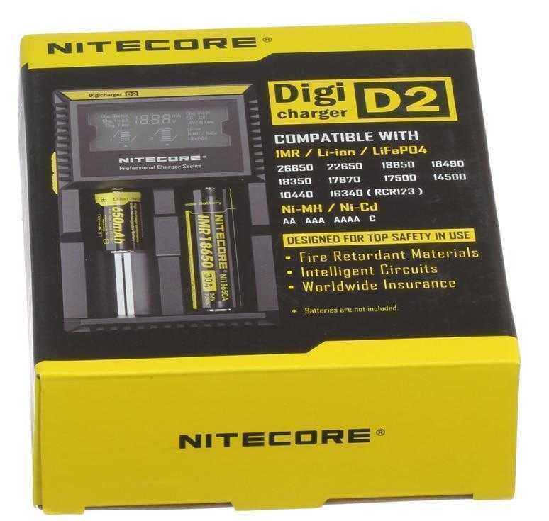 Nitecore Charger D2 LCD Digicharger