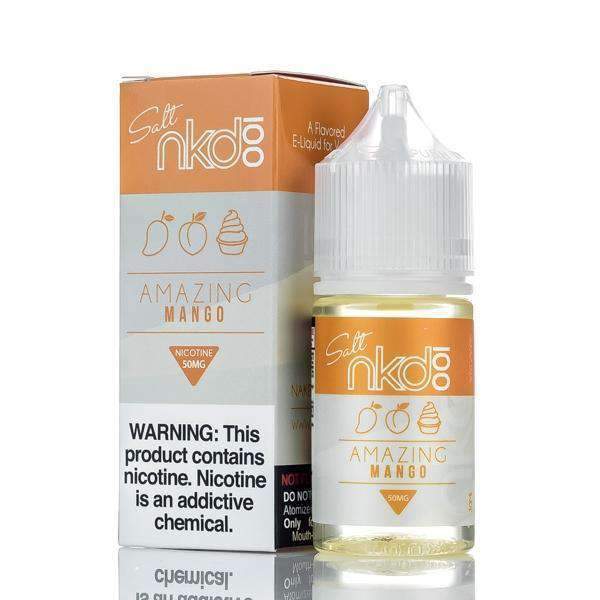 Naked Salt 30mL - Mango (Amazing Mango) with packaging