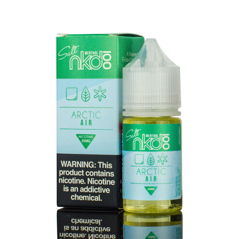 Naked Salt 30mL - Mint (Arctic Air) 35mg with packaging