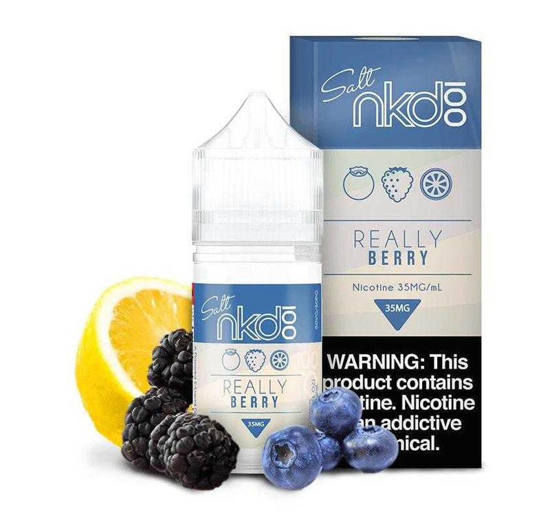 Naked Salt 30mL - Really Berry 35mg with background