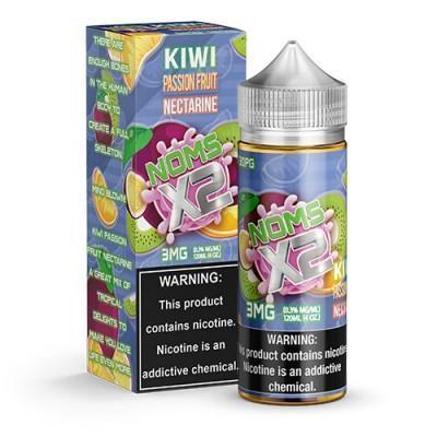  Kiwi Passion Fruit Nectarine by NOMS X2 120ml with packaging