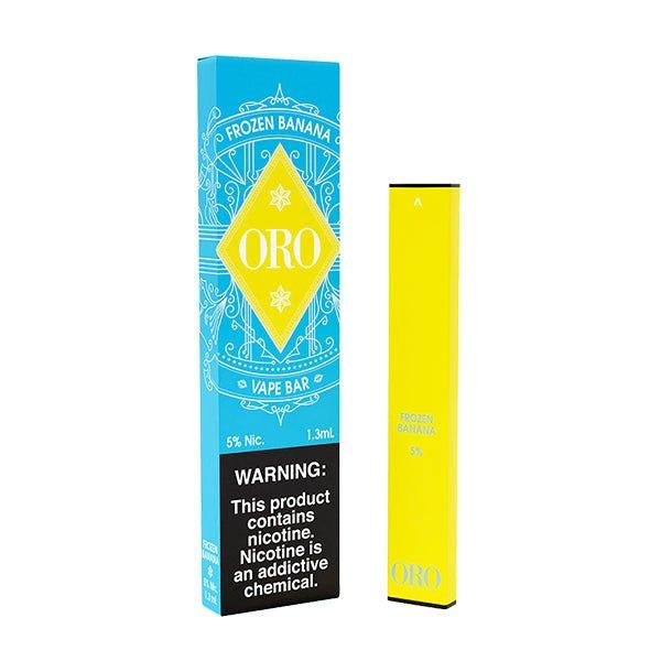 ORO Disposable | 300 Puffs | 1.3ml frozen banana with packaging