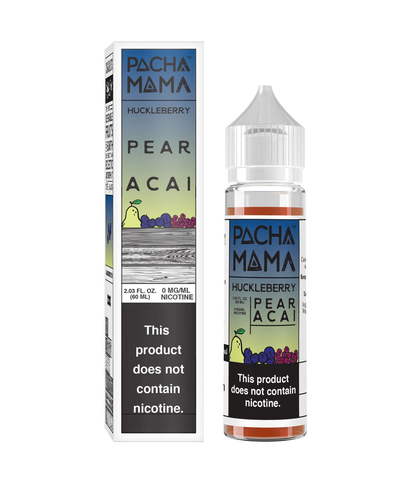  Huckleberry Pear Acai by Pachamama E-Liquid TFN 60ml with packaging