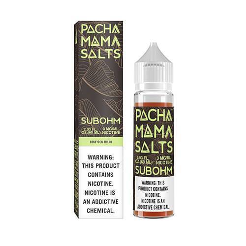 Honeydew Melon by PACHAMAMA Sub Ohm Salts 60ml with packaging