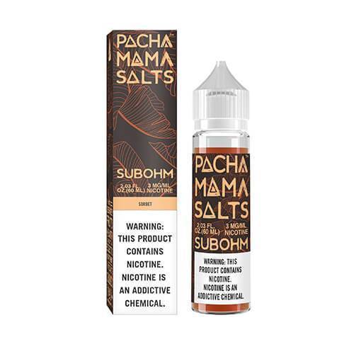 Sorbet by PACHAMAMA Sub Ohm Salts 60ml with packaging