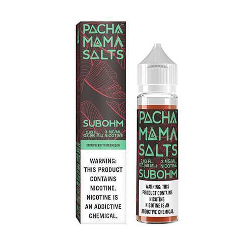 PACHAMAMA SUB OHM SALTS | Strawberry Watermelon 60ML eLiquid with packaging