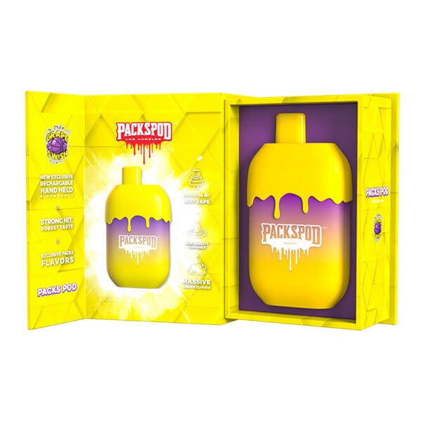 Packspod Disposable | 5000 Puffs | 12mL | 50mg