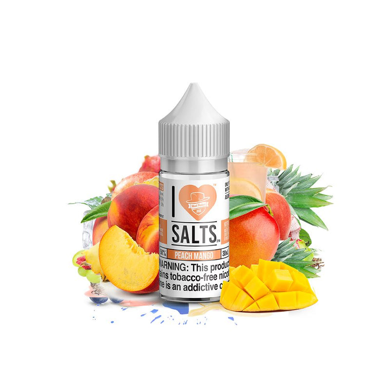 PCH MNG by I Love Salts E-Liquid Bottle with background