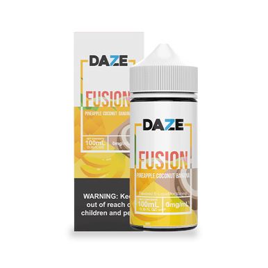 Pineapple Coconut Banana by 7 Daze E-Liquid 100mL with Packaging