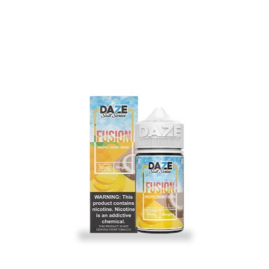 Pineapple Coconut Banana Iced by 7Daze Fusion Salt 30mL with Packaging