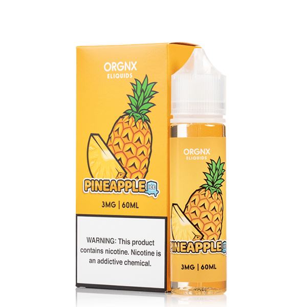 Pineapple Ice By ORGNX E-Liquid 60mL with packaging