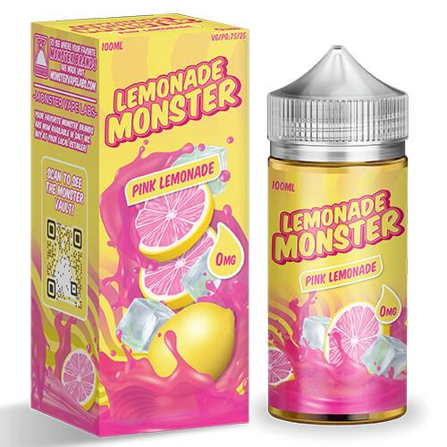Pink Lemonade by Lemonade Monster E-Liquid with packaging