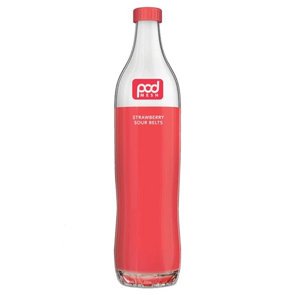 Pod Flo Disposable | 4000 Puff | 10mL | 5.5% strawberry sour belts
