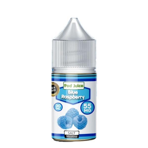 Blue Raspberry Salt by POD JUICE E-Liquid 30ml bottle