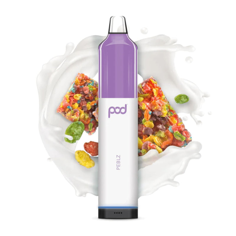 Pod Mesh 5500 Disposable | 5500 Puffs | 12mL - Peblz with background