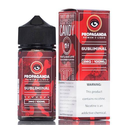 Subliminal by Propaganda E-Liquid 100ml with packaging