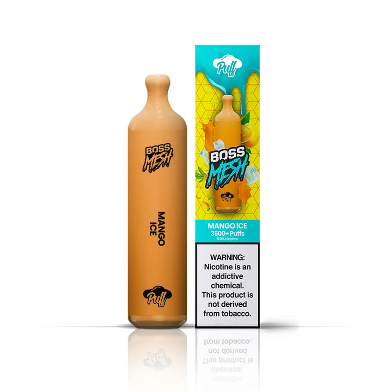 Puff Labs Puff Boss Mesh Disposable | 3500 Puffs | 8mL Mango Ice with Packaging