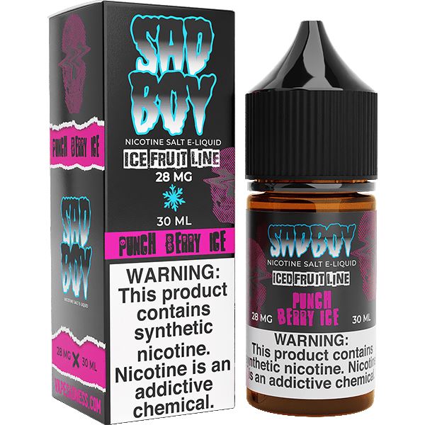 Punch Berry Ice Salt by Sadboy Salts 30ml with packaging