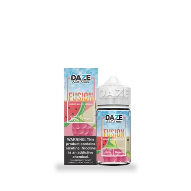 Raspberry Green Apple Watermelon Iced by 7Daze Fusion Salt 30mL with packaging
